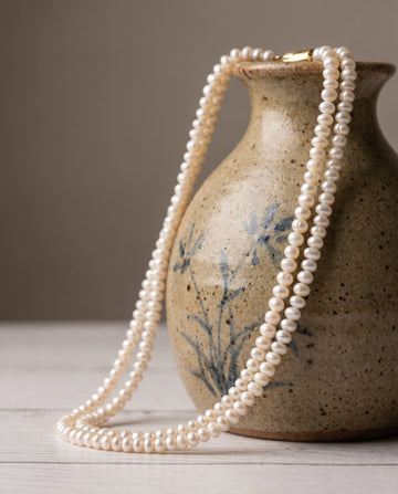 Elegant Double-Strand Pearl Mala