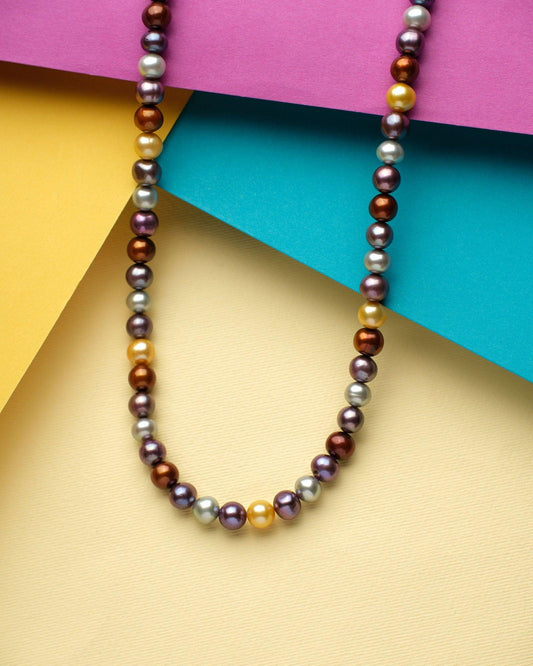 Multi Color Pearl Necklace - Chandrani Pearls
