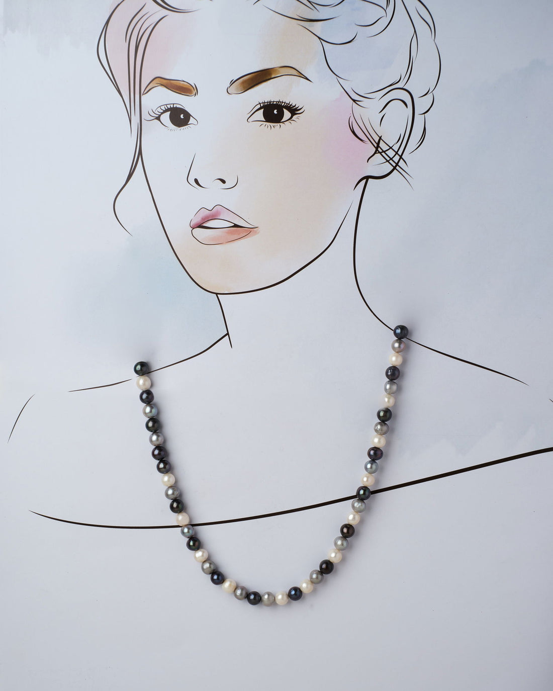 Multi Color Pearl Necklace - Chandrani Pearls