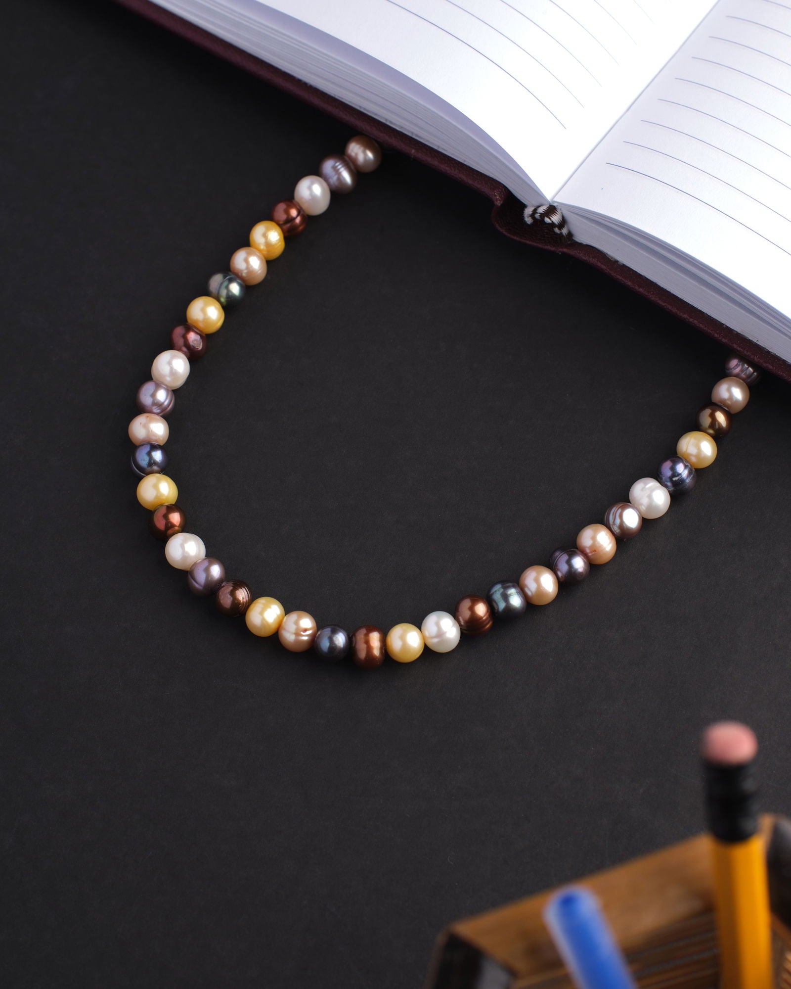 Multi Colour Necklace - Chandrani Pearls