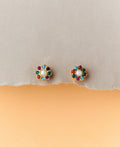 Navaratna Pearl Studded Earring - Chandrani Pearls
