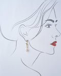 Nicole Star Dangler Earrings - Chandrani Pearls