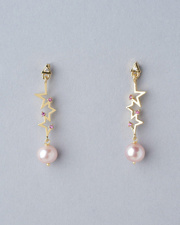 Nicole Star Dangler Earrings - Chandrani Pearls