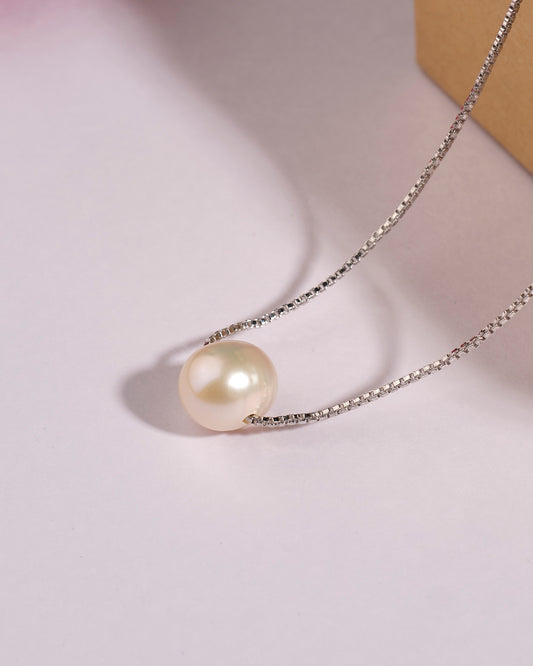 Pearl Pendant 925 Silver Chain