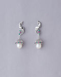 Peacock Graceful Pearl hanging Earring - Chandrani Pearls