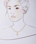 Peacock Stone Studded Pearl Necklace Set - Chandrani Pearls