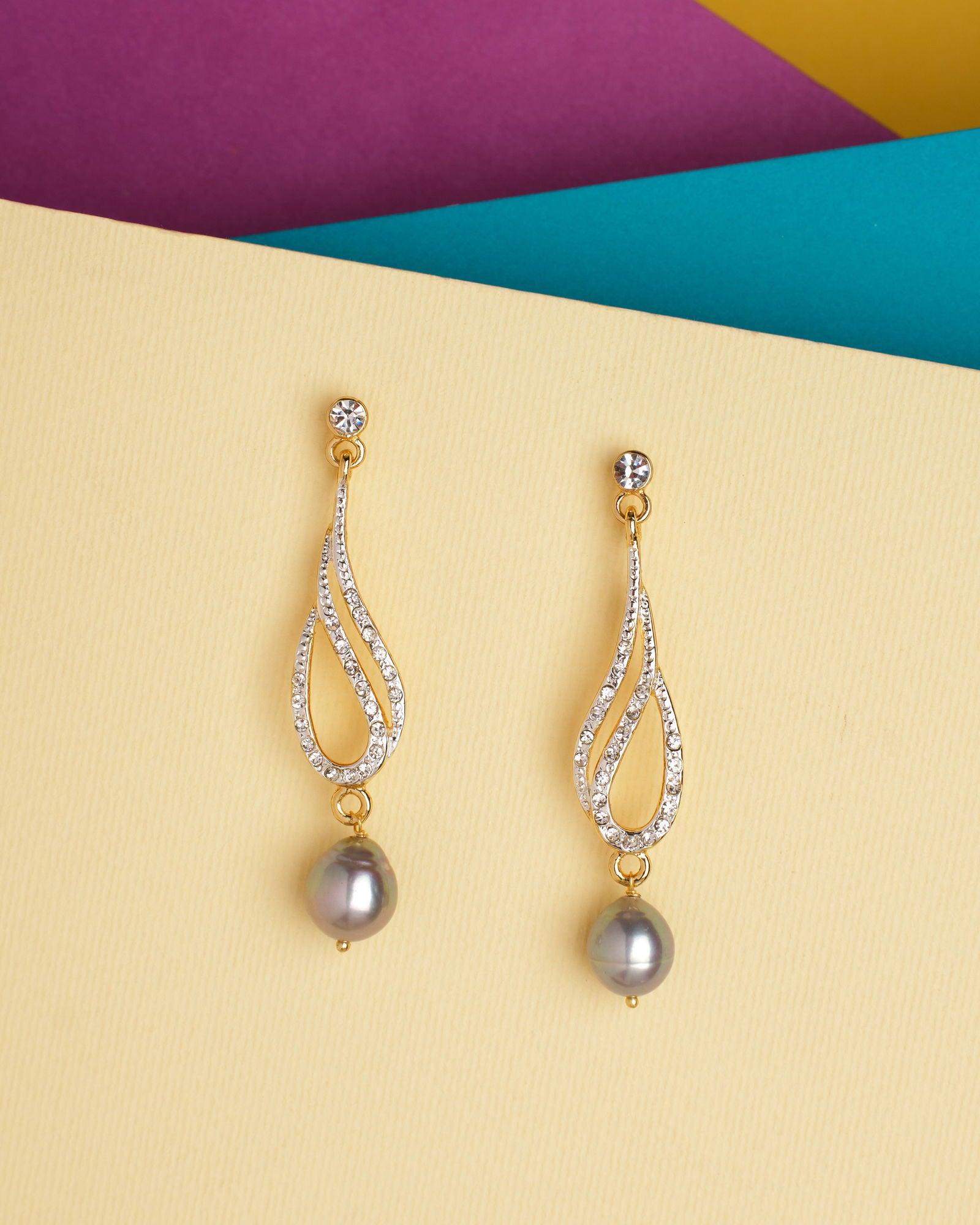 Pearl Essence Dangler Earrings - Chandrani Pearls