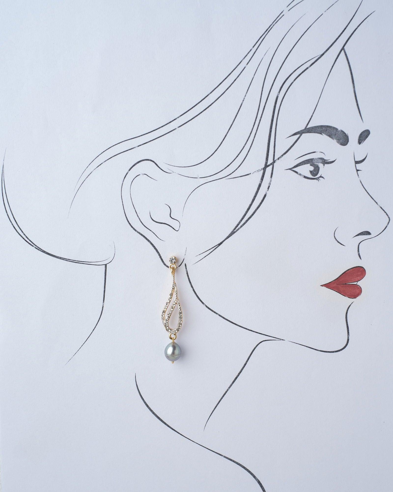 Pearl Essence Dangler Earrings - Chandrani Pearls