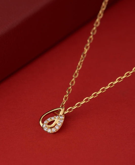 Pretty 18Kt Gold Pendant - Chandrani Pearls