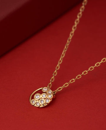 Pretty 18Kt Gold Pendant - Chandrani Pearls