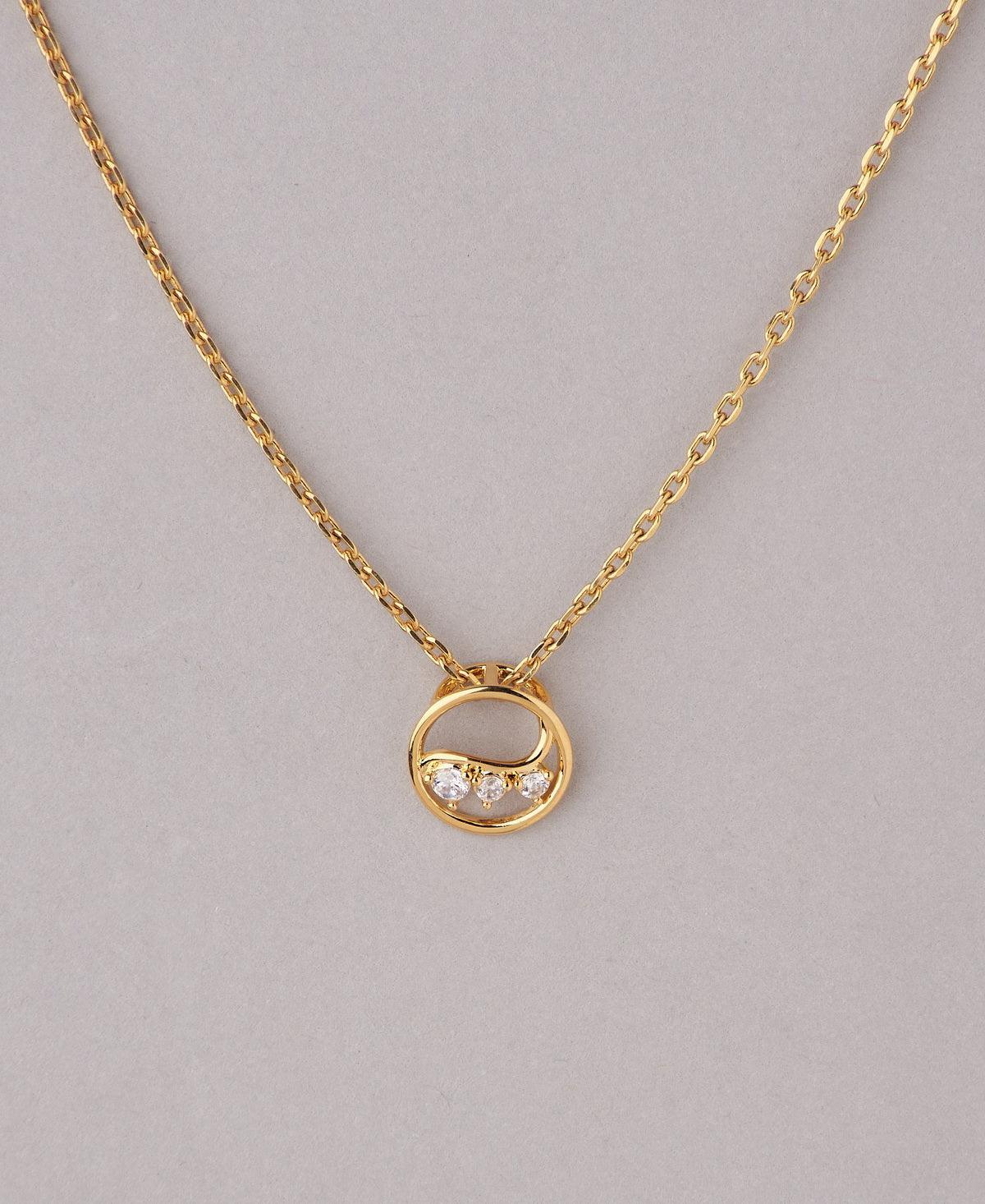 Pretty 18Kt Gold Pendant - Chandrani Pearls