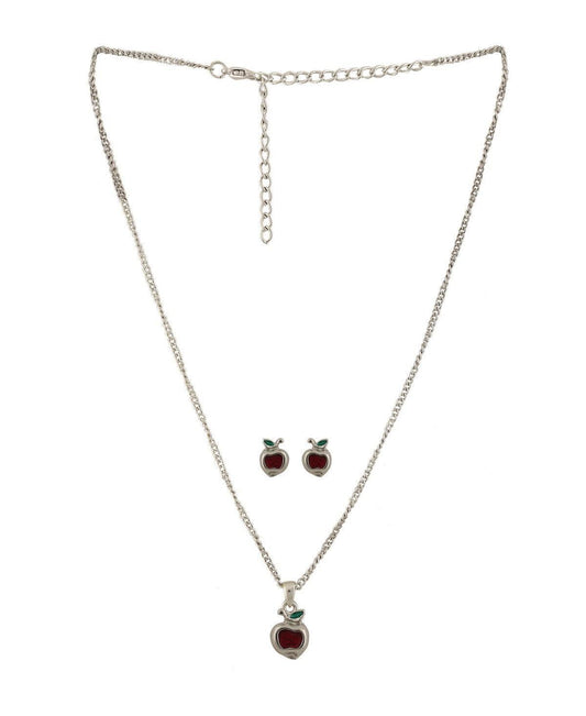 Pretty Apple Kids Pendant Set - Chandrani Pearls