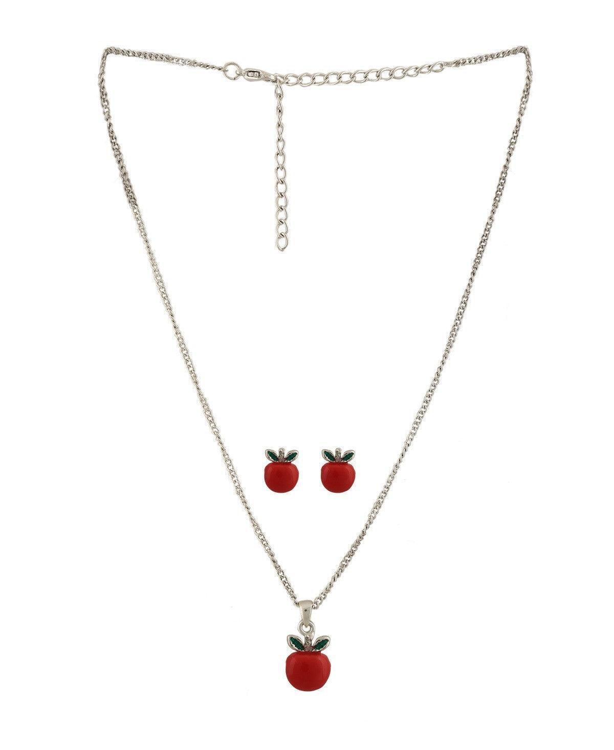 Pretty Apple Kids Pendant Set - Chandrani Pearls