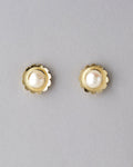 Pretty Floral Pearl Stud Earring - Chandrani Pearls