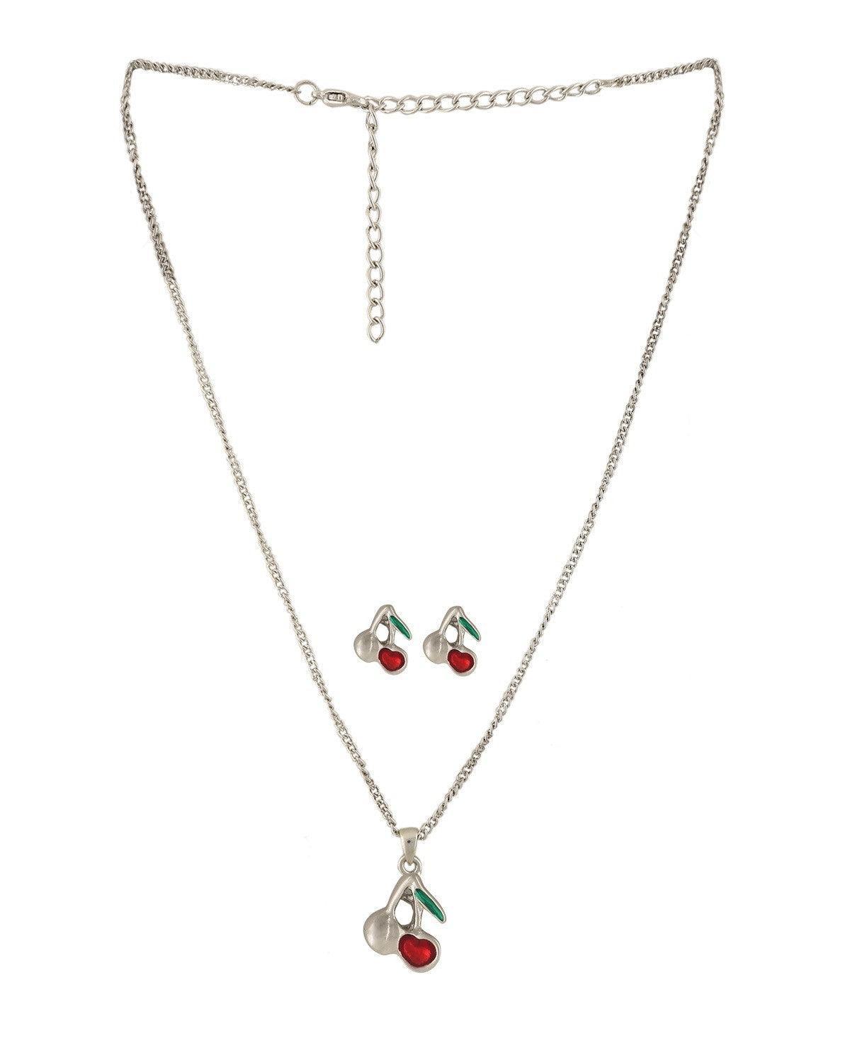 Pretty Flower Kids Pendant Set - Chandrani Pearls