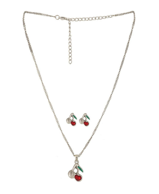 Pretty Flower Kids Pendant Set - Chandrani Pearls