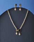 Pretty Heart Real Pearl Necklace Set - Chandrani Pearls