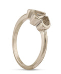 Pretty Heart shape Silver Ring - Chandrani Pearls