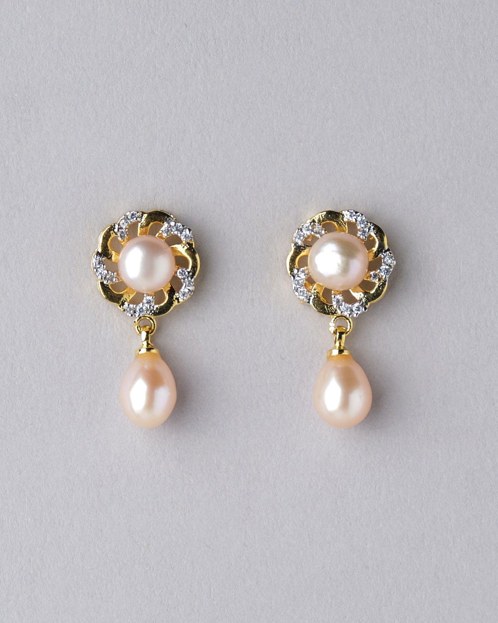 Pretty Pearl Earring - Chandrani Pearls