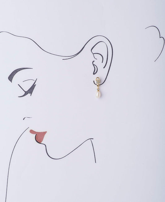 Pretty Pearl Hanging Earring - Chandrani Pearls