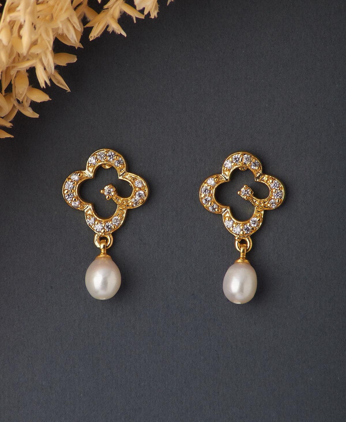 Pretty Pearl Hanging Earring - Chandrani Pearls