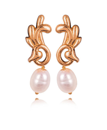 Pretty Pearl Hanging Earrings - Chandrani Pearls