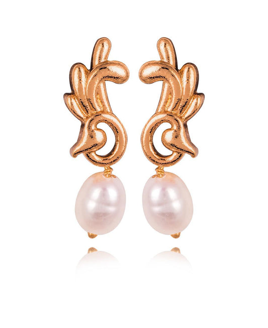 Pretty Pearl Hanging Earrings - Chandrani Pearls