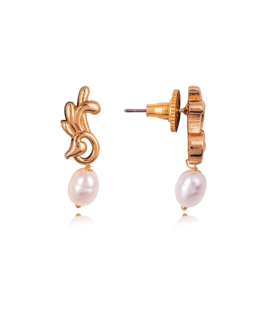 Pretty Pearl Hanging Earrings - Chandrani Pearls