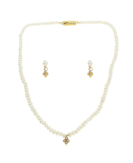 Pretty Pearl Necklace Set - Chandrani Pearls