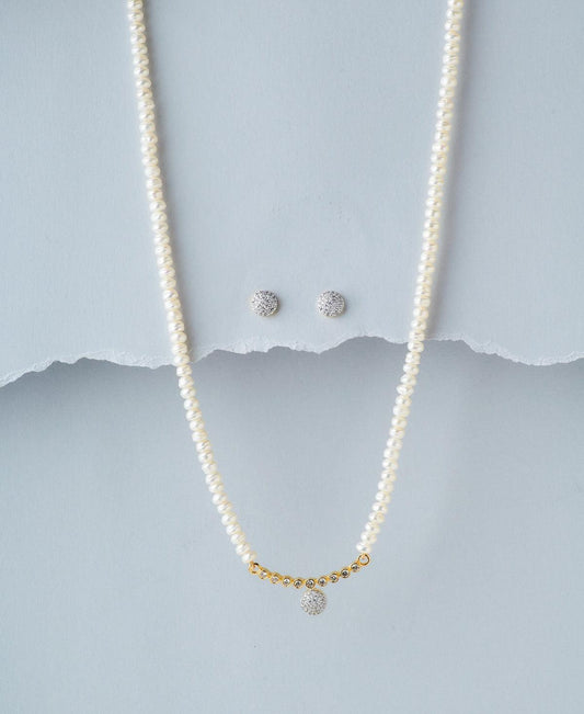 Pretty Pearl Necklace Set - Chandrani Pearls