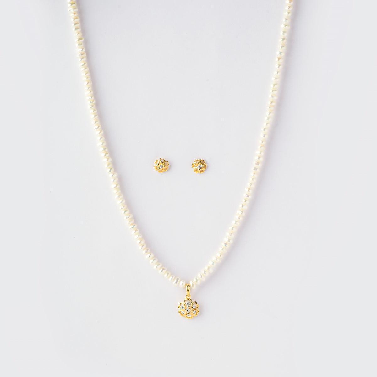 Pretty Pearl Necklace Set - Chandrani Pearls