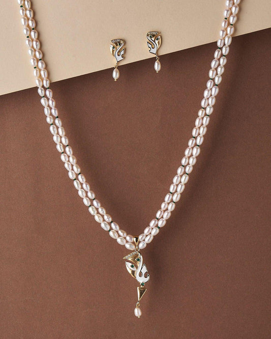 Pretty Pearl Necklace Set - Chandrani Pearls