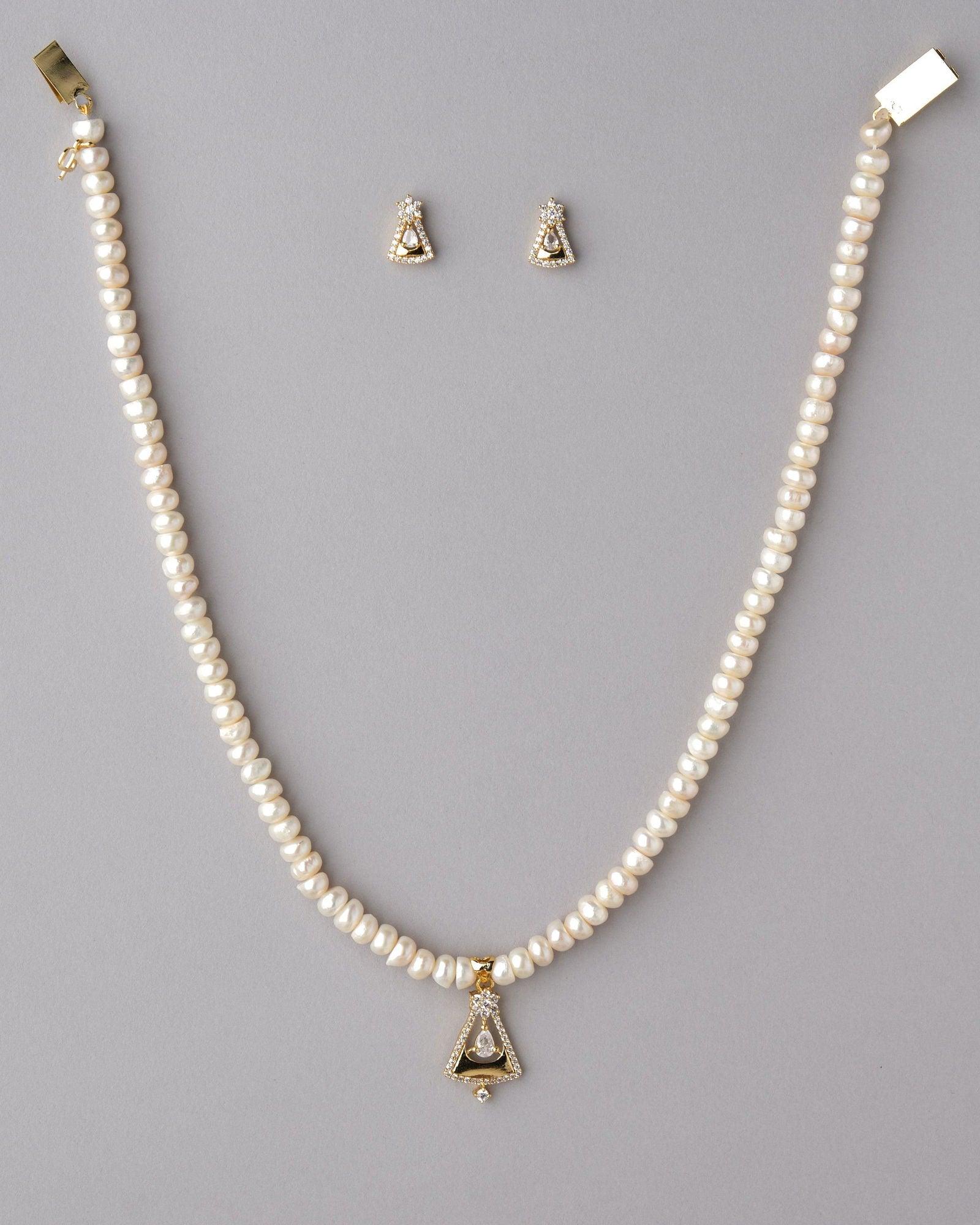 Pretty Pearl Necklace Set - Chandrani Pearls