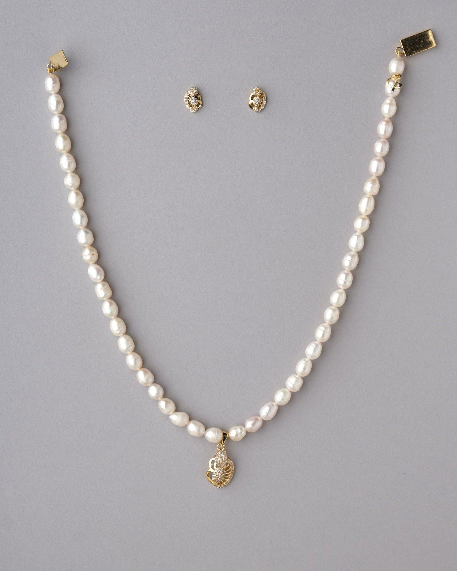 Pretty Pearl Necklace Set - Chandrani Pearls