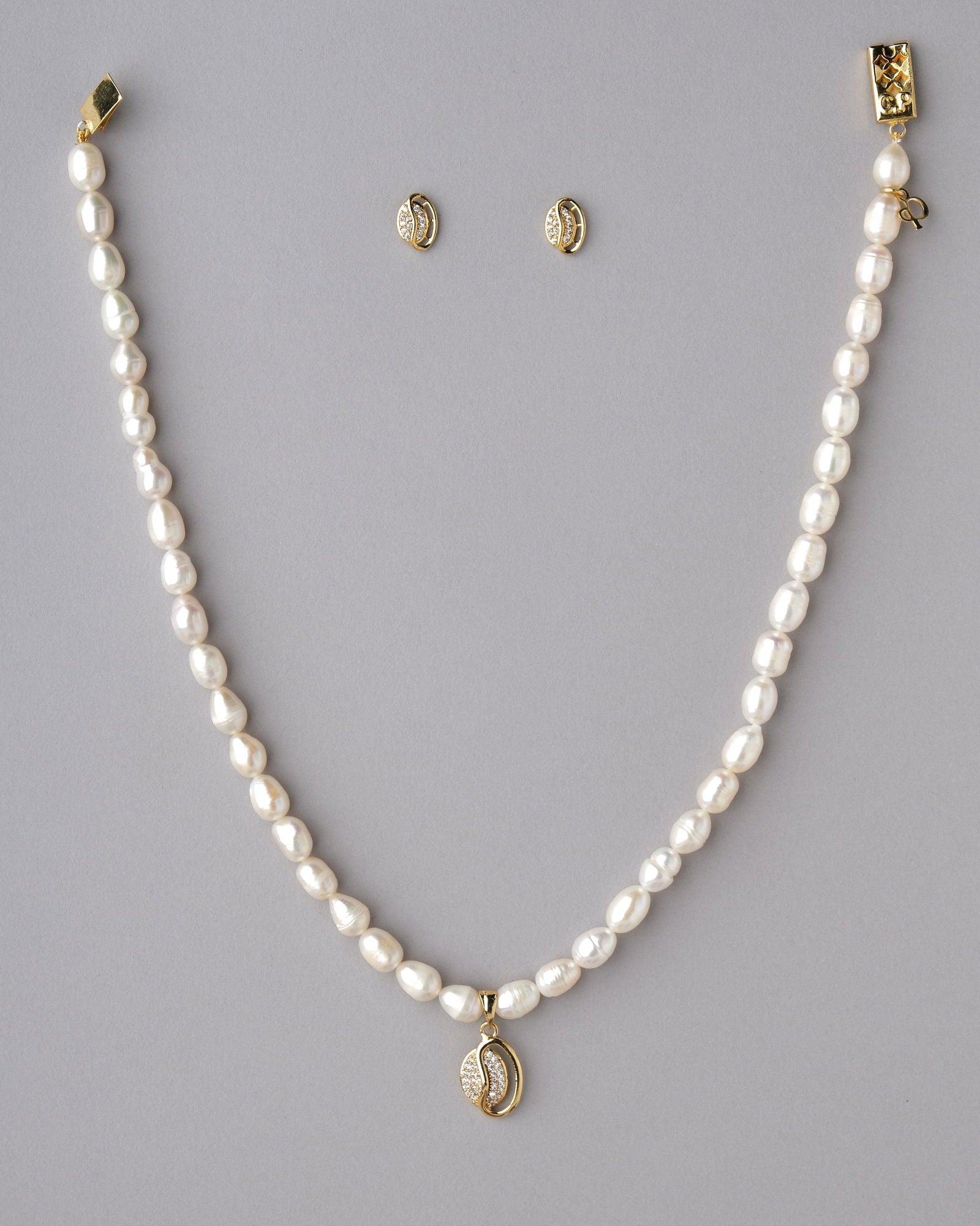 Pretty Pearl Necklace Set - Chandrani Pearls