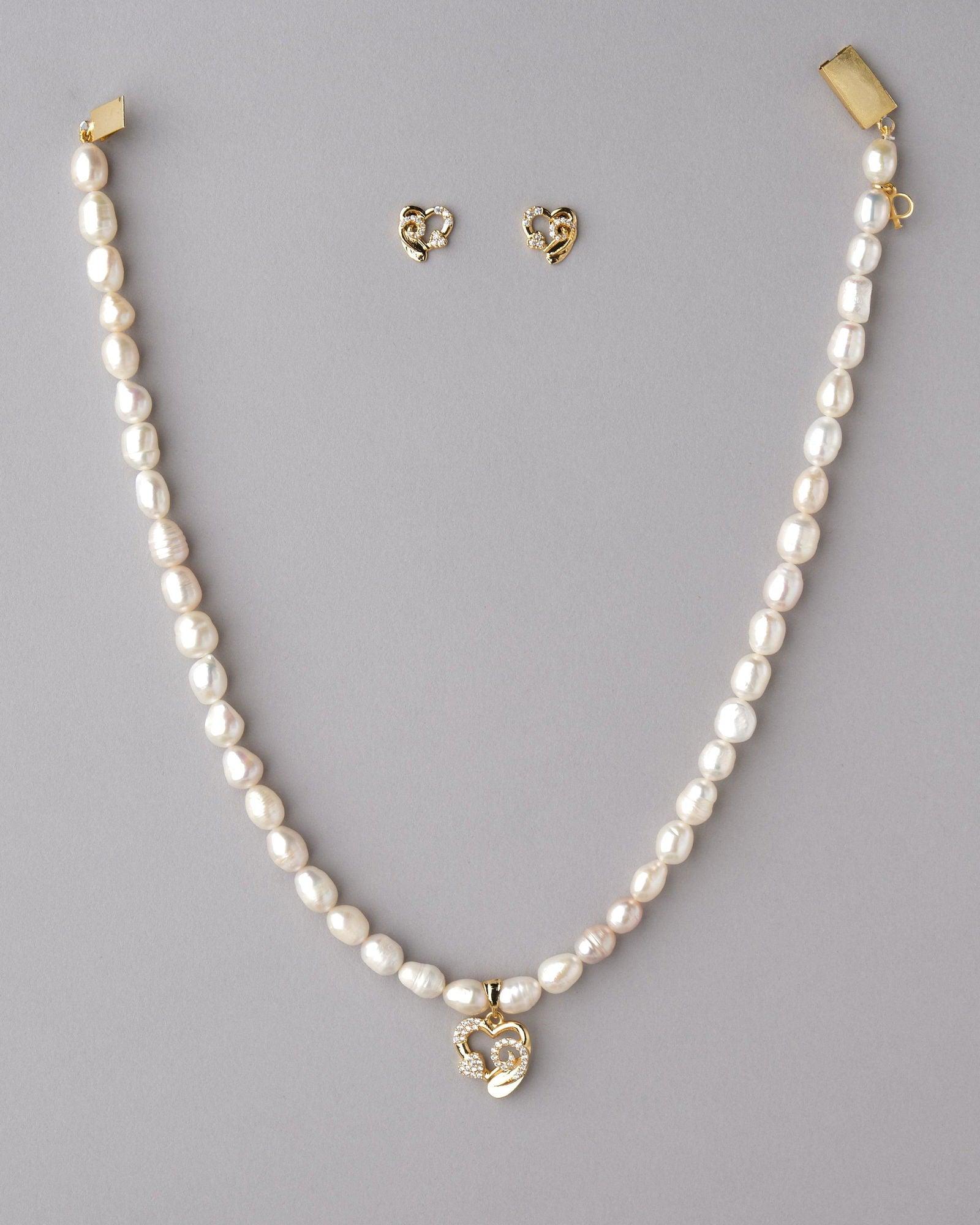 Pretty Pearl Necklace Set - Chandrani Pearls