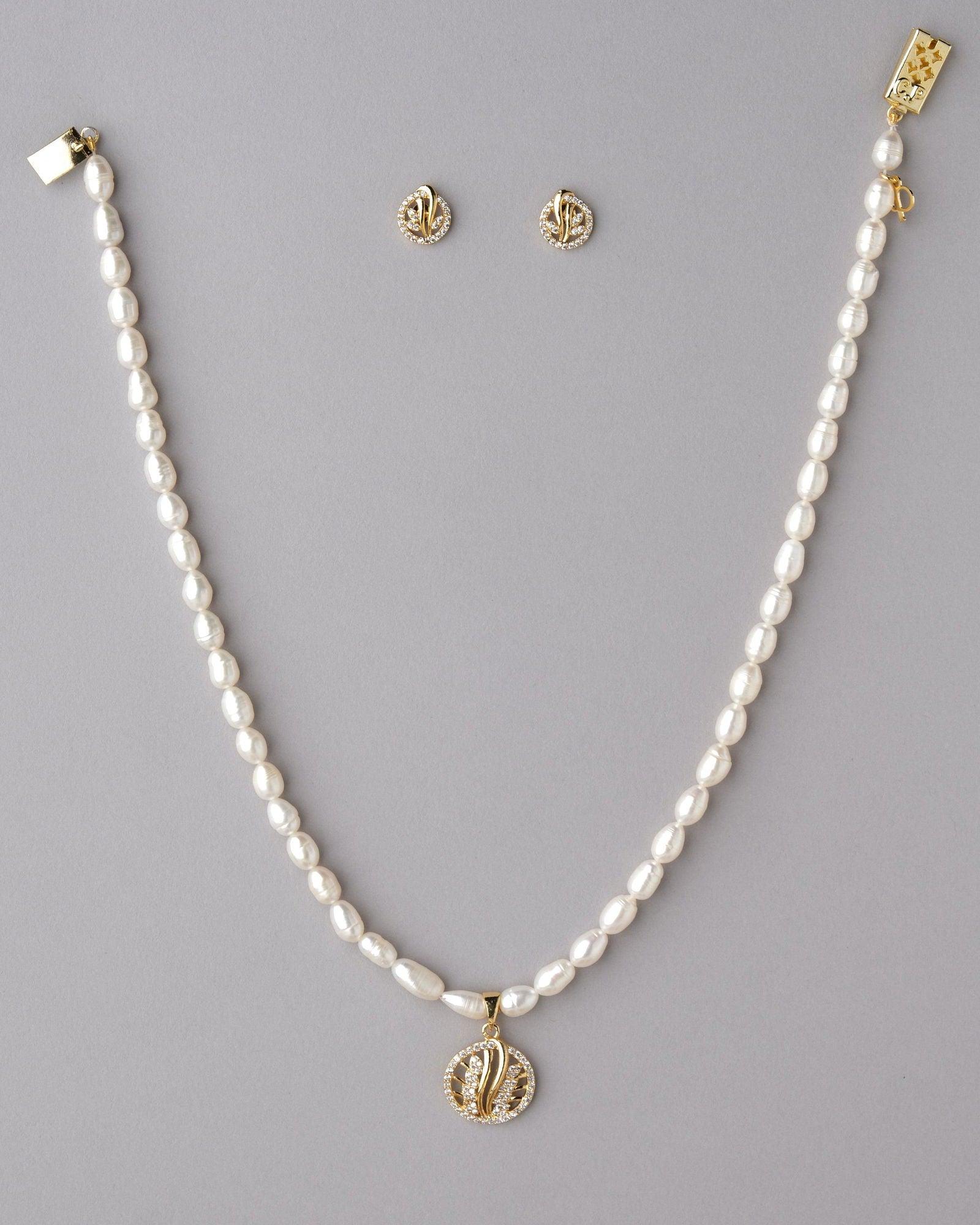 Pretty Pearl Necklace Set - Chandrani Pearls