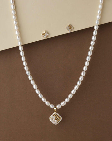 Pretty Pearl Necklace Set - Chandrani Pearls