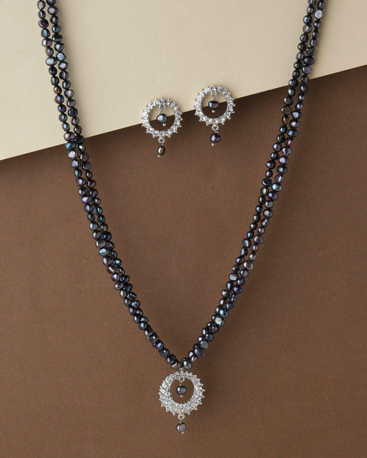 Pretty Pearl Necklace Set - Chandrani Pearls