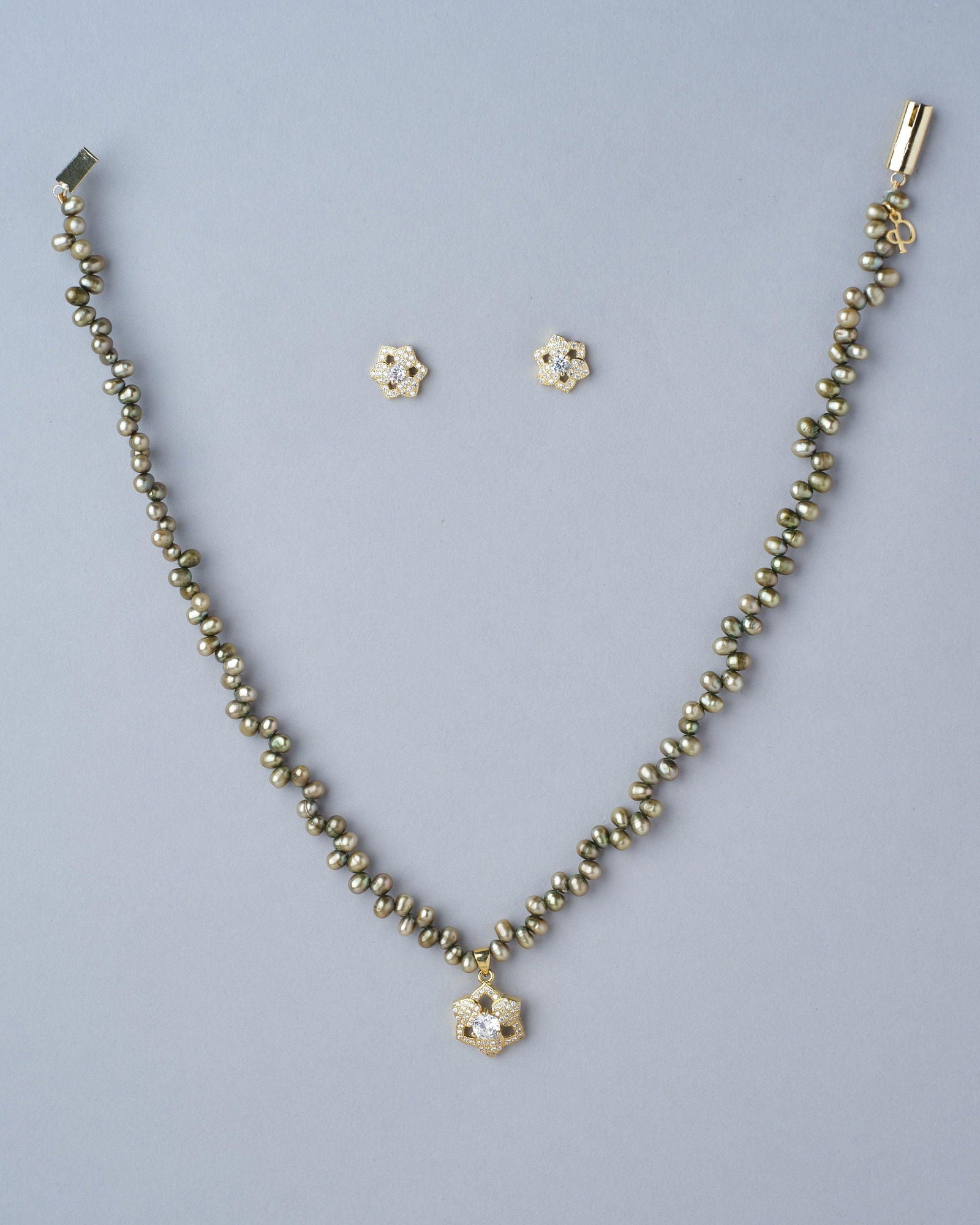 Pretty Pearl Necklace Set - Chandrani Pearls