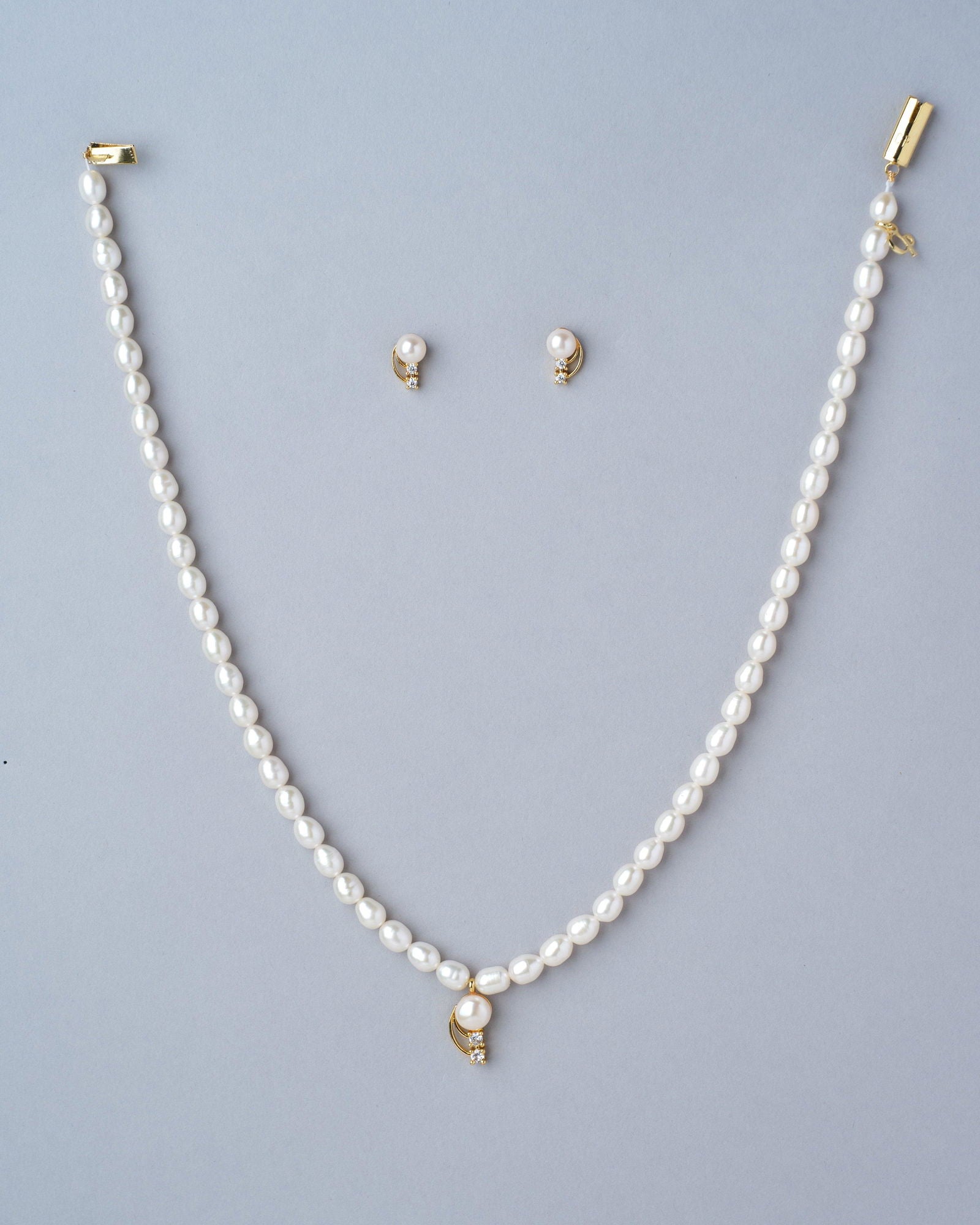 Pretty Pearl Necklace Set - Chandrani Pearls