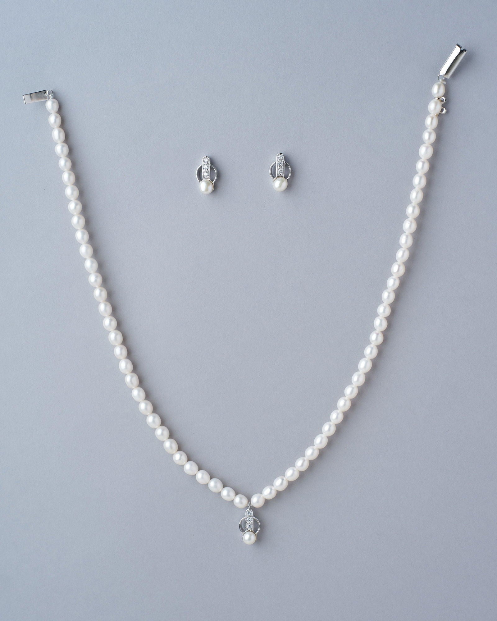 Pretty Pearl Necklace Set - Chandrani Pearls