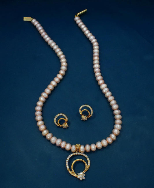 Pretty Pearl Necklace Set - Chandrani Pearls