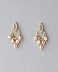 Pretty Pearl & Stone Hang Earring - Chandrani Pearls