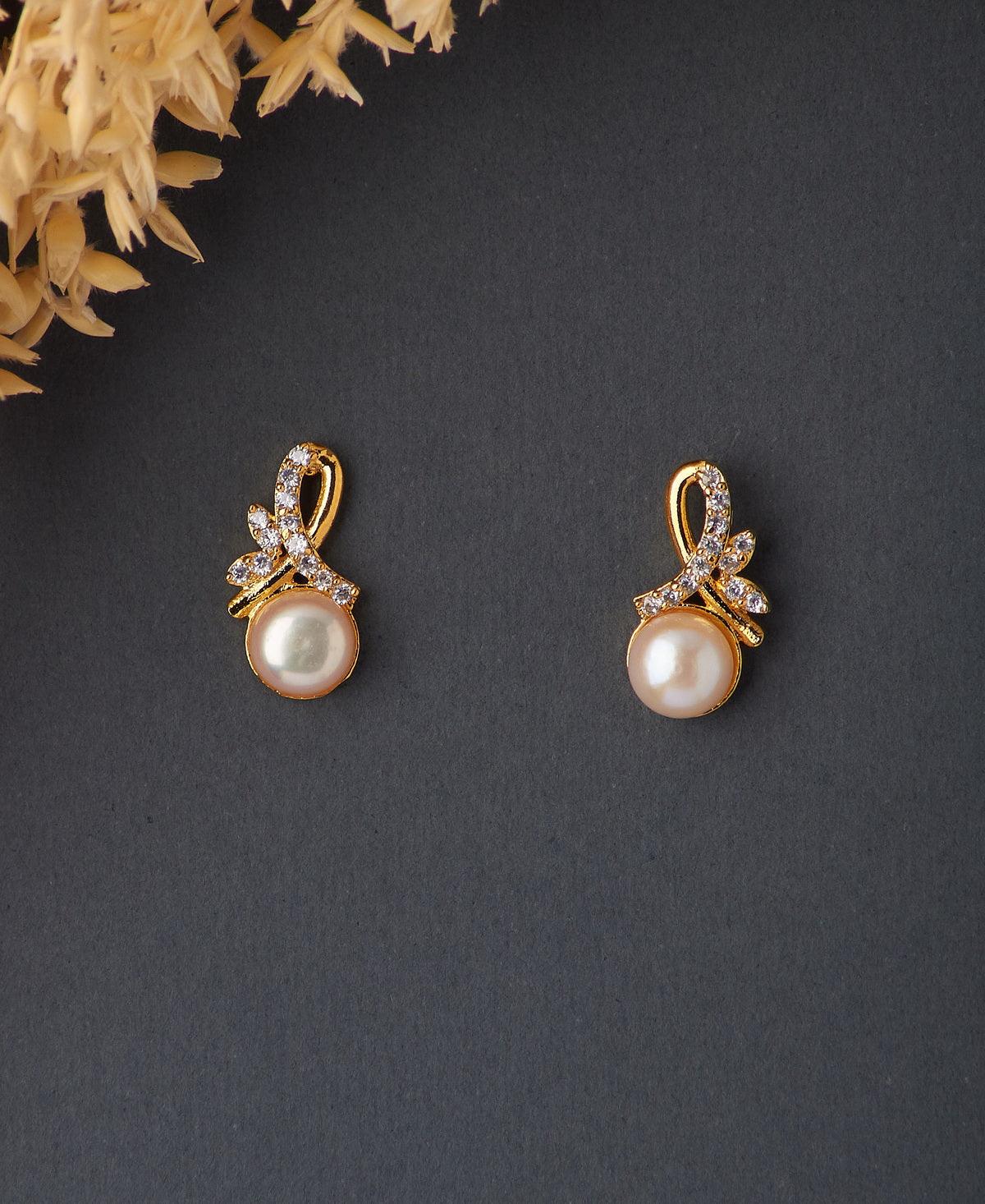 Pretty Pearl Stud Earring - Chandrani Pearls