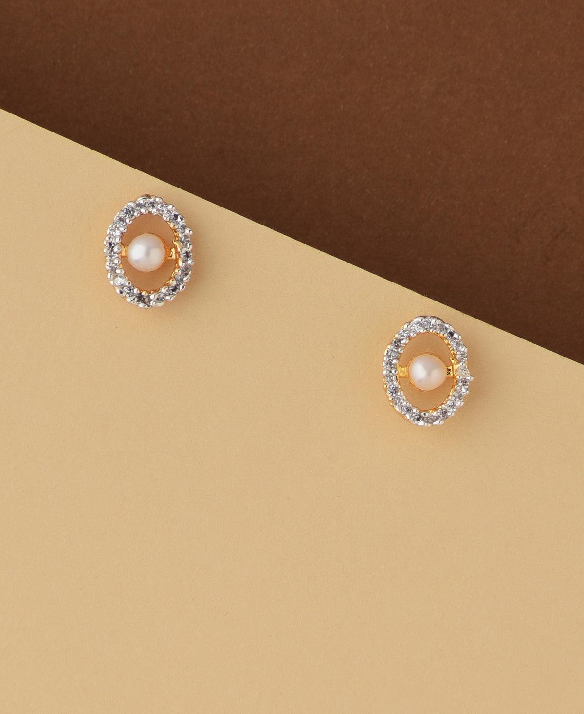 Pretty Pearl Stud Earring - Chandrani Pearls