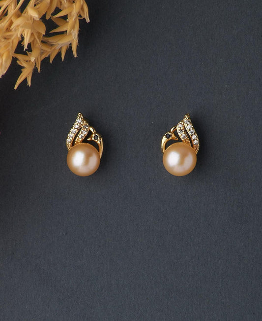 Pretty Pink Pearl Stud Earring - Chandrani Pearls