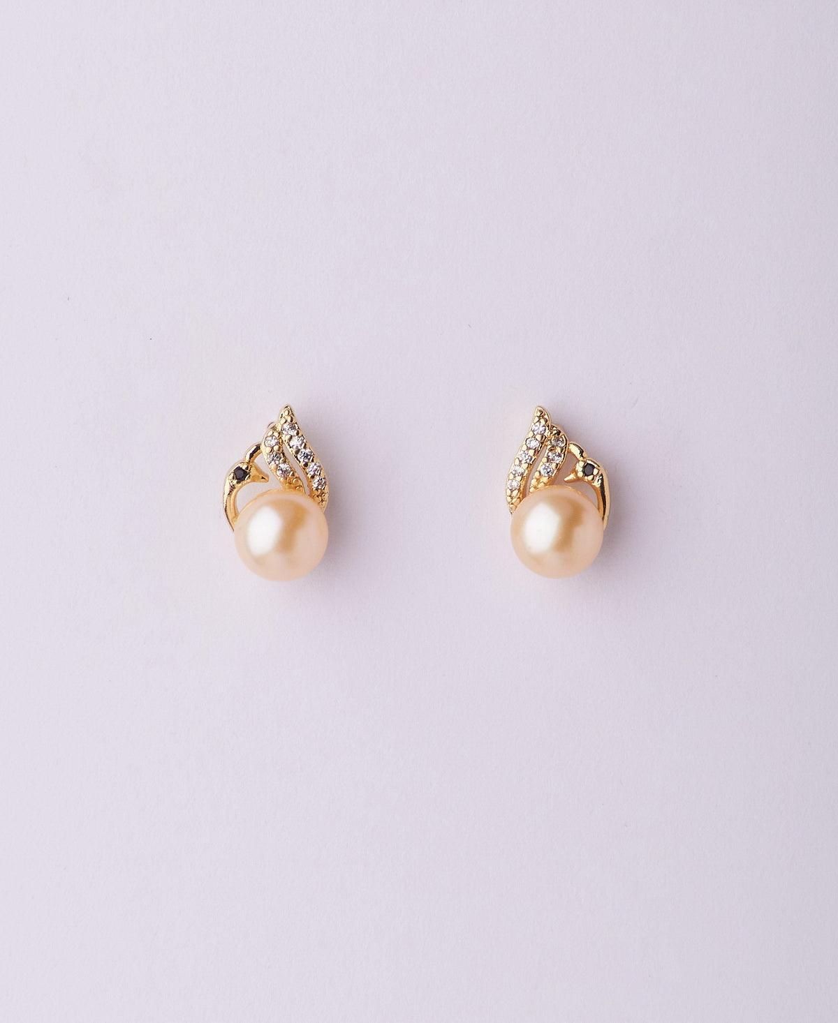 Pretty Pink Pearl Stud Earring - Chandrani Pearls