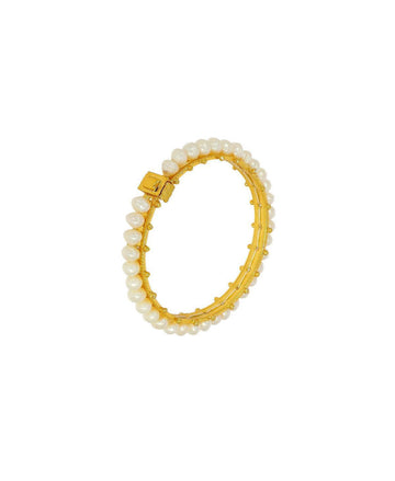 Pretty Real Pearl Bangle - Chandrani Pearls