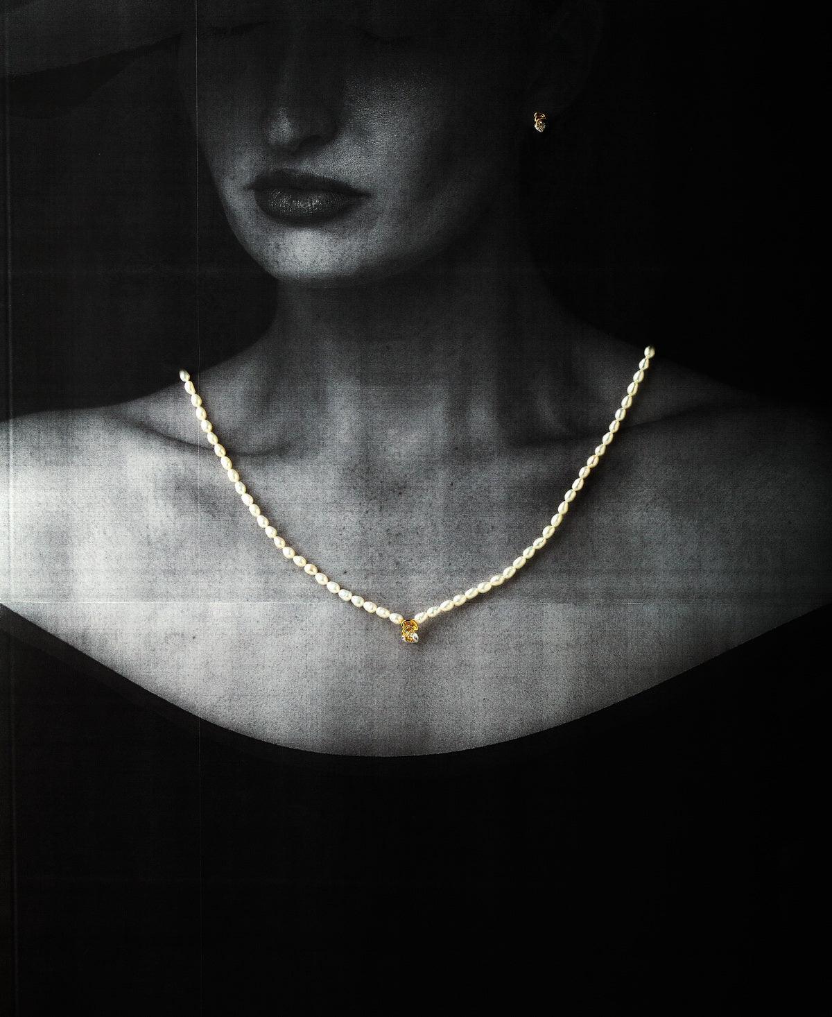 Pretty Real Pearl Necklace Set - Chandrani Pearls
